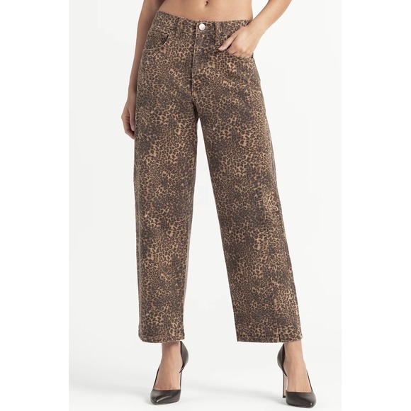 Jessica Simpson Denim - Jessica Simpson Leopard Barre Jeans